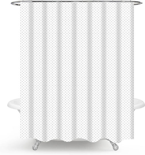 Viopros Κουρτίνα Μπάνιου 180x180cm Νικόλ