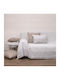 Viopros Ριχτάρι Τριθέσιου Καναπέ Chenille 180x280εκ. Ζαχαρί