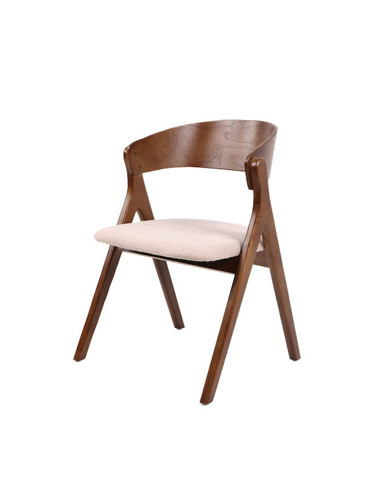 Laodice Dining Room Wooden Chair Brown/walnut 52.5x56x83cm