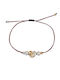 The Art of Beading Women's Bracelet Lucky Charm made of Cord