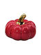 Decorative Ceramic Pink Pumpkin 10x7cm Gift Token 16867