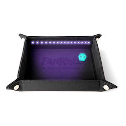 Fanroll Shadowlight Folding Blacklight Rolling Tray Black