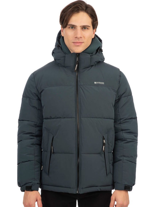 Rebase Jacke Puffer Marineblau
