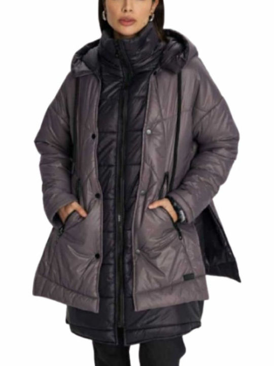 Women's Lifestyle Jacket for Winter Gray