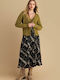 Women's Knitted Cardigan Green