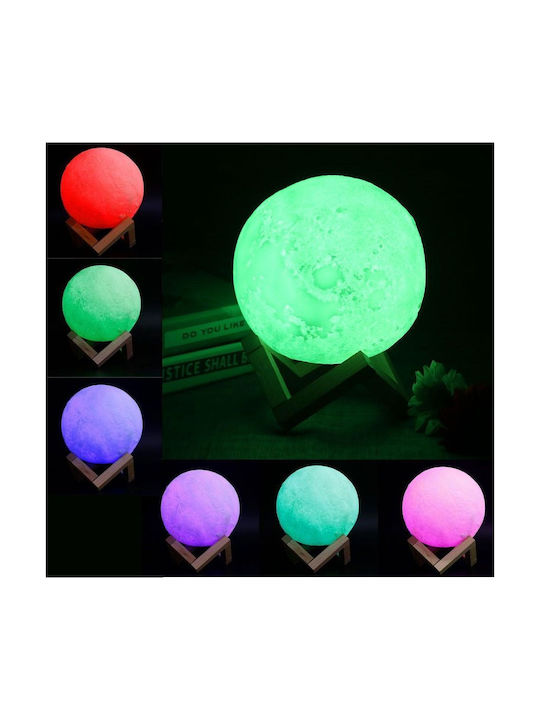 Decorative Lamp Moon Light White