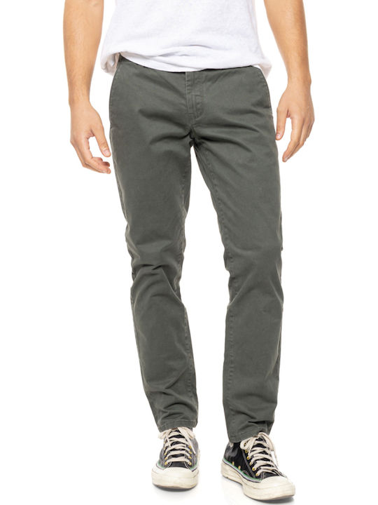 Splendid Hose Chino Elastisch Σκουρο Πρασινο
