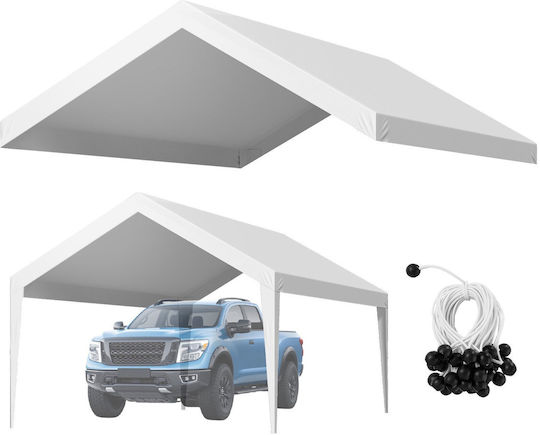 Vevor Gazebo Cover White with PU Coating 3x3.6m