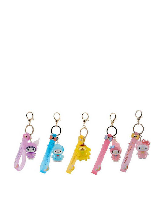 Sanrio Raincoat Series Keychain Hand Strap Hello Kitty Friends Display 12