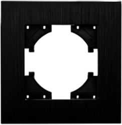 Single Black Switch Frame S201b