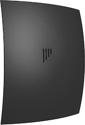 VentEurope De perete Ventilator de Baie 100mm Negru