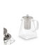 Atmosphera Glass Transparent Teapot with Filter 550ml