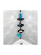Corner Wall Mounted Bathroom Shelf Metallic Black