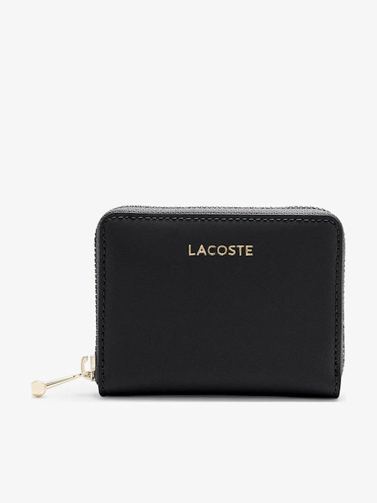 Lacoste Groß Damen Geldbörse Karten Schwarz