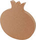 Διακοσμητικό Σχέδιο Ρόδι Επιτραπέζιο Mdf 120x110x12mm