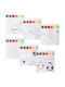 Pre-Designed Cardboard Magic Watercolors Mp Christmas 16x18cm 1 Piece Ch24037