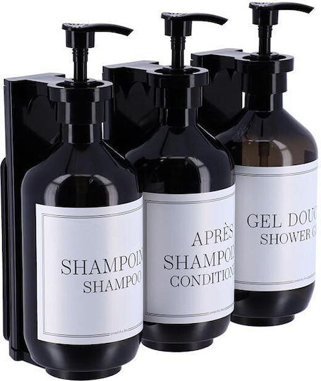 Διανεμητών Επιτοίχιο Dispenser Κεραμικό Μαύρο 500ml Διανεμητών Επιτοίχιο Dispenser Κεραμικό Μαύρο 500ml