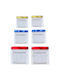Atmosphera Set of 6pcs Jars General Use with Lid Glass Transparent 70ml