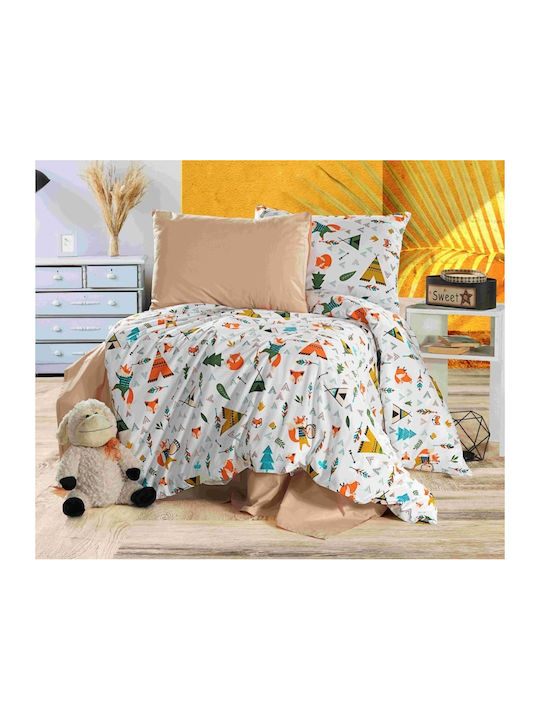 MayHome Kids Cotton Pillowcase 50x70cm Beige
