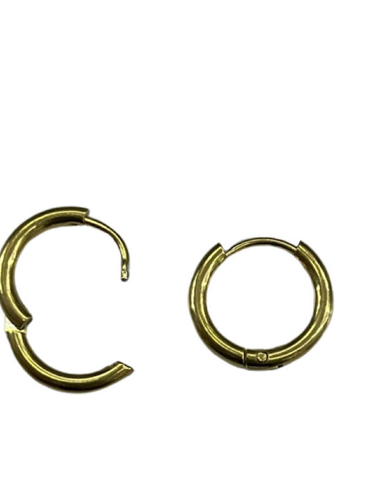 Earrings made of Steel Gold Plated