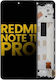 O ecran 4g Note cu Mecanism Tactil pentru Redmi Note 11 Pro Realme 11 Pro / 11 Pro+ (Negru)