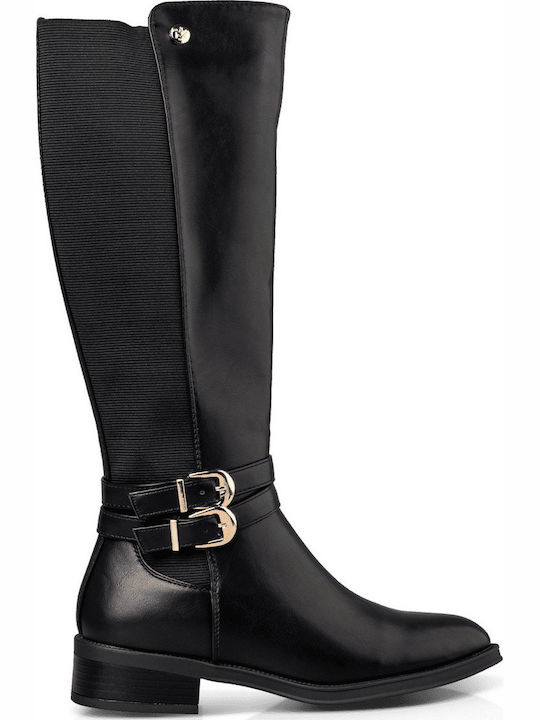 Damen-Reitstiefel Schwarz