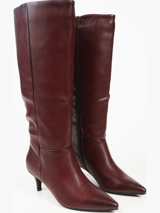 Damenstiefel Burgundisch
