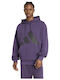 Essentials Big Logo Sweatshirt With Hood Purple