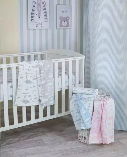 GM Home Κουβέρτα Αγκαλιάς & Λίκνου Collection 75x100εκ.
