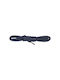 Bergal Schnürsenkel Flach Navy 90cm Κορдόνια Πλακέ 90 Εκατοστά Μπλε Χρώμα 100% Βαμβακερά Δεν Λύνονται
