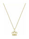 Charm mit Design Tiara aus Vergoldet Silber mit Zirkon