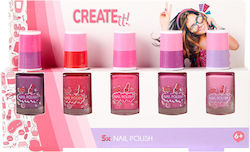 Canenco Kids Nail Polishes 5pcs