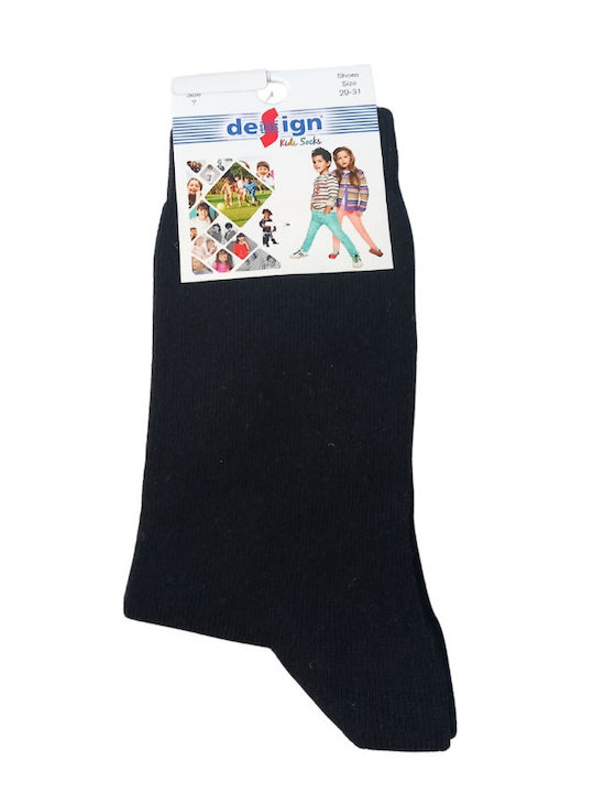 Design Socks Παιδικές Κάλτσες Μαύρες