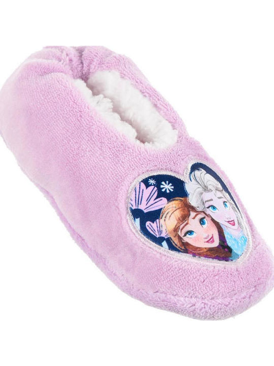 Superheroes Kids Slippers Lilac