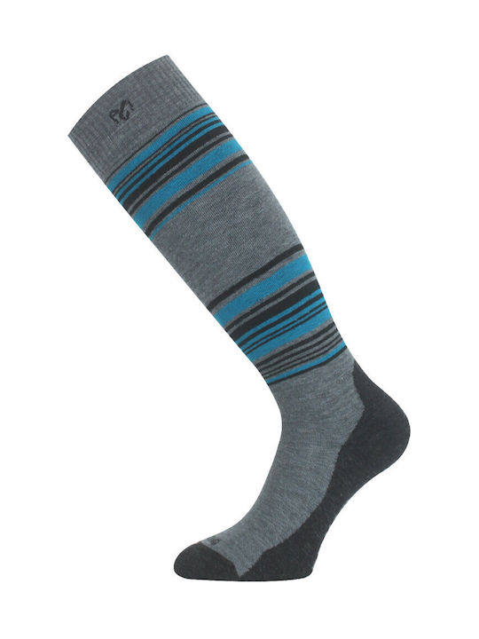 Lasting Ski & Snowboard Socks Gray 1 Pair