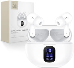 Tech-Protect Ultraboost Pro G2 In-ear Λευκά