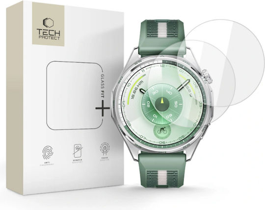 Tech-Protect Glass Fit+ Tempered Glass για το Huawei Watch GT 6 / 7 46mm 2τμχ