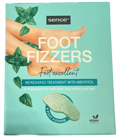 Sence Foot Fizzers Menthol Foot Care Products 6x90g
