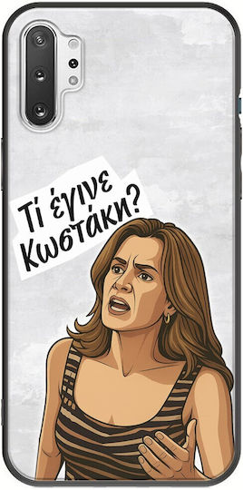 Epic Quotes What Happened Kostaki Samsung Galaxy Note 10 Plus Black TPU Black Silicone