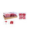 Koopman Christmas Cake Stands Red