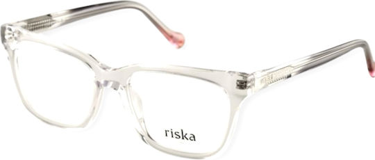 Riska Ar2407 C4 Дамски Ацетатни Рамки За Очилa Пеперуда Прозрачен Скелет