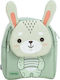 FreeOn Little Explorer Rabbit Schulranzen Schulter Kindergarten mit Flaschenhalter Grüne