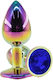 Smd Butt Plug Anal Plug S 7cm Iris Blue Diamond