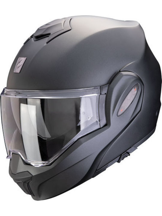 Scorpion Exo-Tech Evo Pearl Matte Black Motorcy...