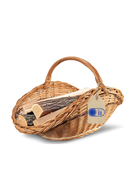 Creative Ξύλινο Καλάθι Αποθήκευσης Ξύλων 67x41x43cm Μπεζ Creative Ξύλινο Καλάθι Αποθήκευσης Ξύλων 67x41x43cm Μπεζ