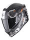 Scorpion Covert FX Skullzÿ Matt Black-Grey-Gold Motorcycle Helmet Full Face ECE 22.06