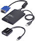 StarTech Конвертор VGA / DisplayPort мъжки към VGA / DisplayPort женски Черен 1бр S55306045