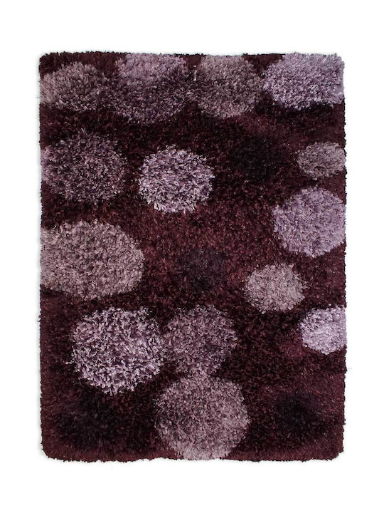 Alexander Barboleta Stone Covor Rectangular Mătase Violet