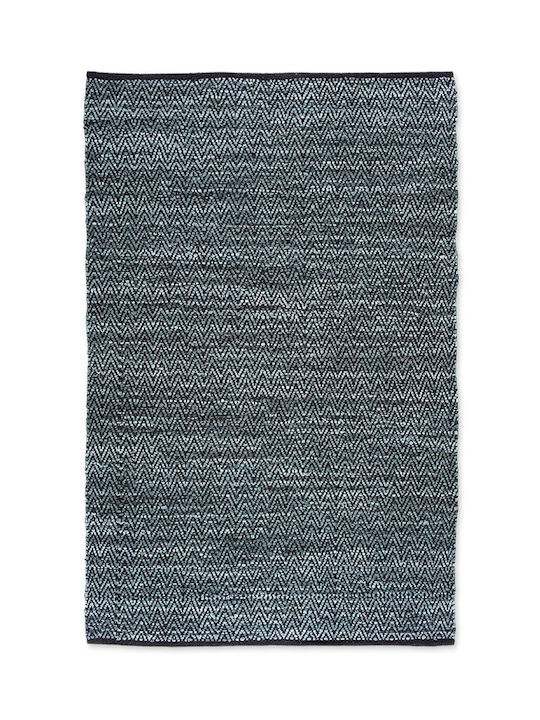 Tapicap Fishbone Χαλί Ορθογώνιο Δερμάτινο Grey 160x230cm