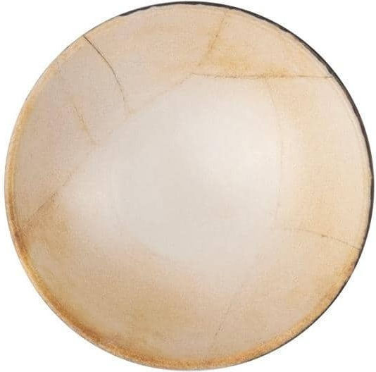 Kutahya Porselen Plate Soup Beige with Diameter 25cm 6pcs